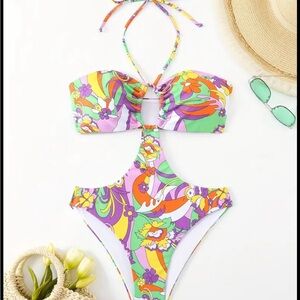 Floral Women’s Swimwear - Multicolor